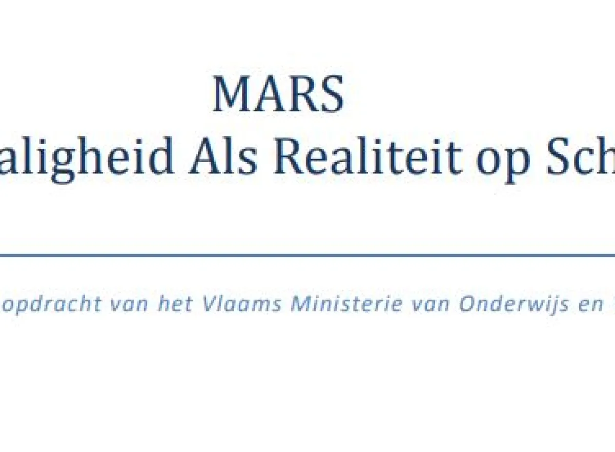 Het OBPWO-project ‘Meertaligheid Als Realiteit op School’ (MARS)